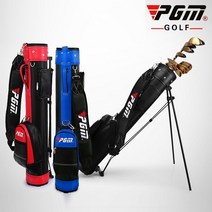 PGM 브래킷 남녀 스탠드 하프 캐디 백 QIAB008, 블랙핑크