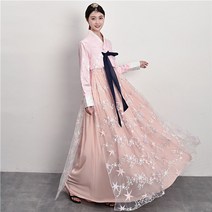 한복 의상 여성 의상 개선 사진 댄스 사진 연길 연습 스커트