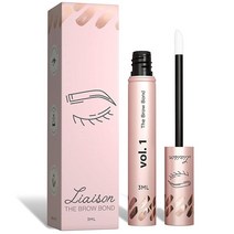 Liaison Brow Bond 눈썹 성장 세럼 - 복합체 더 길고 풍성하며 두꺼운 눈썹을 위한 부스트 및 인핸서 비건 크루얼티프리 파라벤 프리 탈크 자극 없는 포뮬러11774, Eyebrow Growth Serum