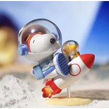 popmart 팝마트 스누피 피너츠 우주여행 시리즈 아트토이 단품 피규어, H개