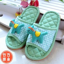 SK511준캡 아동 유아 퀼트 인형 패브릭 순면 층간소음 면실내화, A316 키즈인형패브릭면실내화 네이비_S
