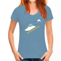 웨이크보드 서핑보드 포일 하이드로 패들 웨이크보드 티셔츠 스케이트 보트 웨이크서핑, 18 WoMen Haze blue_04 M