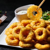 바이푸드 바삭 오징어링 (500g x 3개묶음) 에어프라이어 냉동오징어링 튀김