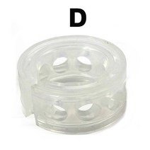 우레탄 완충기 트렁크 쇼바 Hippcron-자동차 충격 흡수기 자동 버퍼 스프링 범퍼 A B C D E F 타입, 3D