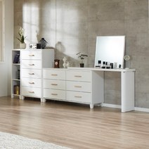 [우아미아이] [우아미가구]프로바 콘솔형 화장대 풀세트, 색상:화이트