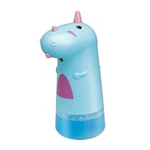 샤인 충전식 핸드워시 디스펜서 공룡 물비누 디스펜서, 핑크 - 충전식