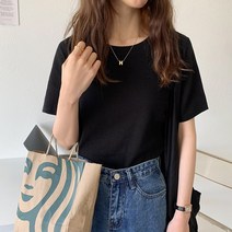 IBOY UGIRL 라운드넥 티셔츠 반팔 여름 반팔티 20대 30대 여성 여름옷 캐주얼 데일리