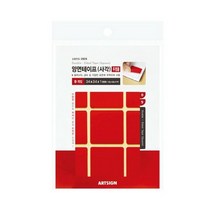 3630 양면테이프 사각 반투명 아트사인, 단품