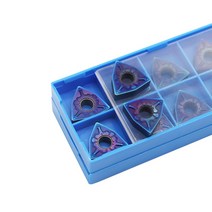 블루 WNMG080408 TM 외부 터닝 카바이 인서트 WNMG 080408 선반 공구 부품 도구 CNC 커터 밀링 10 개