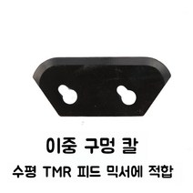 TMR 배합기 사료 믹서 블레이드 타원형 교반기날 혼합 도날 세트, I. 이중 구멍 칼날