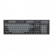 COX 가스켓 마운트 게이밍 기계식 키보드 갈축, Black, 일반형, CX108G PBT
