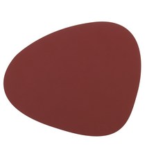 린드디엔에이 덴마크 커브 누포 식탁매트 L 37x44cm 레드