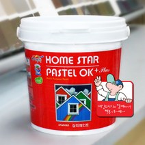 홈스타파스텔 반광 1L 방문가구페인트 실크벽지 몰딩페인트, 화이트와인반광