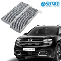 이롬필터 CUK29003-2 프리미엄 활성탄 에어컨필터, 1set, 시트로엥 에어크로스 C5 2.0 BlueHDi (19년~)