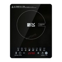 2023 전기 인덕션 쿠커 보일러 방수 2200W 볶음 요리 플레이트 지능형 냄비 스토브 쿡탑 버너 Ner, 01 Black_01 미국