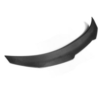 Autoclave-드라이 카본 파이버 하이 킥 리어 스포일러 Dukcbill 인피니티 Q50 V37 세단 2014 - 2020 용 비, 02 Glossy Carbon