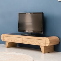 이목갤러리 티파니 거실장 하이그로시 천연무늬목 도장 제품 흑경 유리 포함 주문제작 가능, A타입-내추럴