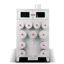 군고구마 기계 오븐 기구 군밤기계 장작 군통 바비큐, 가스 모델 11구 + 바퀴