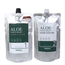 알로에 달팽이점액함유 염색약 1제:500ml+2제:500ml 새치 멋내기염색약, 쿠퍼브라운(구리빛갈색)