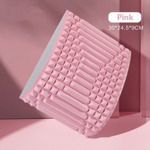 허리베개 허리 통증 완화 치료 스트레처 등 베개 만성 요추 지지대 탈장 디스크 자세 교정, [02] 분홍색, 1개