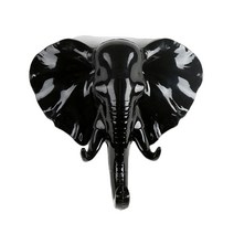 벽 교수형 키 행거 후크 접착 코트 후크 동물 디스플레이 랙 옷 키 벽에 매달려 스토리지 뿔 옷걸이, Plastic D