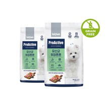 이즈칸 독 프로액티브 유산균 위장튼튼 1.2kg x 2개 강아지사료