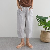 [쏭스타일] 스트라이프항아리팬츠