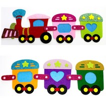 영영하우스 기차액자-펠트, 기차-전체