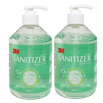 3M 새니타이저 손소독제 500ml 2개 /