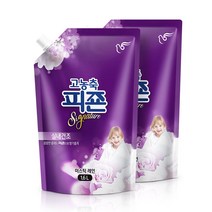 피죤 고농축 시그니처 섬유유연제 미스틱레인 리필, 1.6L, 2개