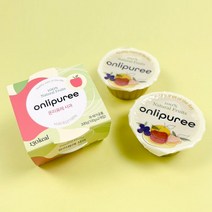 온리퓨레 100g x 20개 / 이유식 갈아놓은 생과일 국산사과 생과일 퓨레 사과 복숭아 블루베리 아기퓨레, 온리퓨레 사과 100g x 20개
