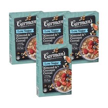 칼만스 아몬드 코코넛 플레이크 375g Carmans Almond Coconut Flakes, 4팩