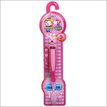 뽀로로 타요 조르단 쥬쥬 카봇 키티 [인기캐릭터 어린이 칫솔&치약] 단계별칫솔 양치세트 전동칫솔, 1개, 008_뽀로로피규어칫솔1P_루피