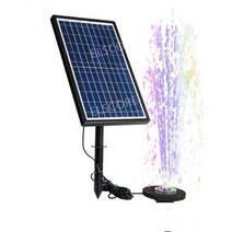 정원 태양광 분수 야외 물 장식 연못 태양열 미니분수대, 1.5W태양광통합모델