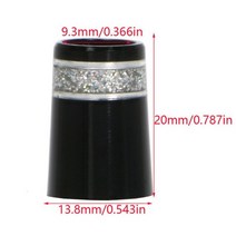 10Pcs 팁 크기 0.370 플라스틱 골프 페룰 9.3x20x13.8mm 골프 언용 슬리브 페룰 클럽 샤프트 액세서리 골프채 골프 샤프트, 은