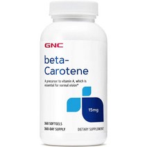 USA직구 GNC 베타-카로틴 DF 15mg 비타민 A 360Soft gel 1팩, 수량, 상세참조
