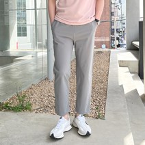 남자 사방스판 여름 아이스 밴딩 냉장고 바지