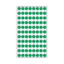 세모네모 원형 스티커 지름9mm 7매X20개입 305.세모네모, 검정색