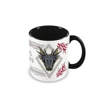 하우스오브더드래곤 오네이트 머그컵, White/Black/Red _One Size