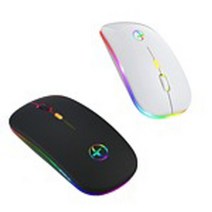 사무실작업용 노트북 컴퓨터 무선 LED 저소음 마우스, p  본상품선택, p  블랙, p  본상품선택