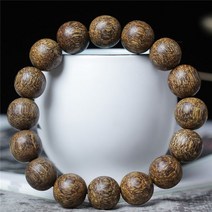 베트남 침향 나무 합장주 수제 염주 팔찌 침향목 단주 108염주, 단일사이즈, 14mm 염주