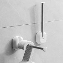 스윗브릿지 접이식 행주걸이 주방 미니 행거 수건 걸이, 화이트거치대, 1개