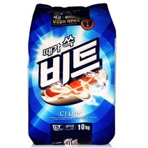 비트 10kg 세탁세제 분말세제 빨래세제 통돌이세탁기, 단품