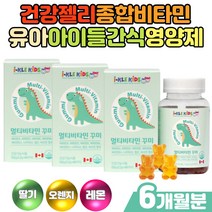 아이 유아 아이들간식 구미영양제 건강젤리 종합비타민 편식하는 밥안먹는아이 종합비타민 젤리영양제 씹어먹는 맛있는 b12 메틸코발라민 피리독신 엽산 비오틴 펙틴 멀티보충제