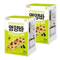 엄마사랑 프리바이오틱스가 들어간 영양바 550g 2개, 25g