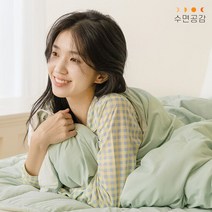 [수면공감]알러지케어항균 실키차렵이불베개커버세트 Q 4color