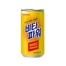 롯데칠성 마시는 비타민드링크 비타파워 180mlx60캔 음료 비타음료 비타민워터 건강음료 피로회복 에너지