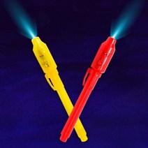 esa 노크식채점펜 리필심 UV펜 은행볼펜 멀티펜 문구 볼펜 자외선펜 펜류 -@%, Diome UV펜 노크식채점펜리필심 문구용펜리필, 노랑