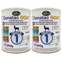 DANALAC Goat Milk Advanced Baby Powder 다날락 고트밀크 어드밴스드 0~6개월 분유 800g 2개