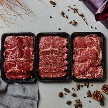 참다올 [참다올] 프리미엄 마장동 특수부위선물세트1.2kg 3종(새우살 꽃살 채끝갈비살 각400g), 08월24일 (수) 출고